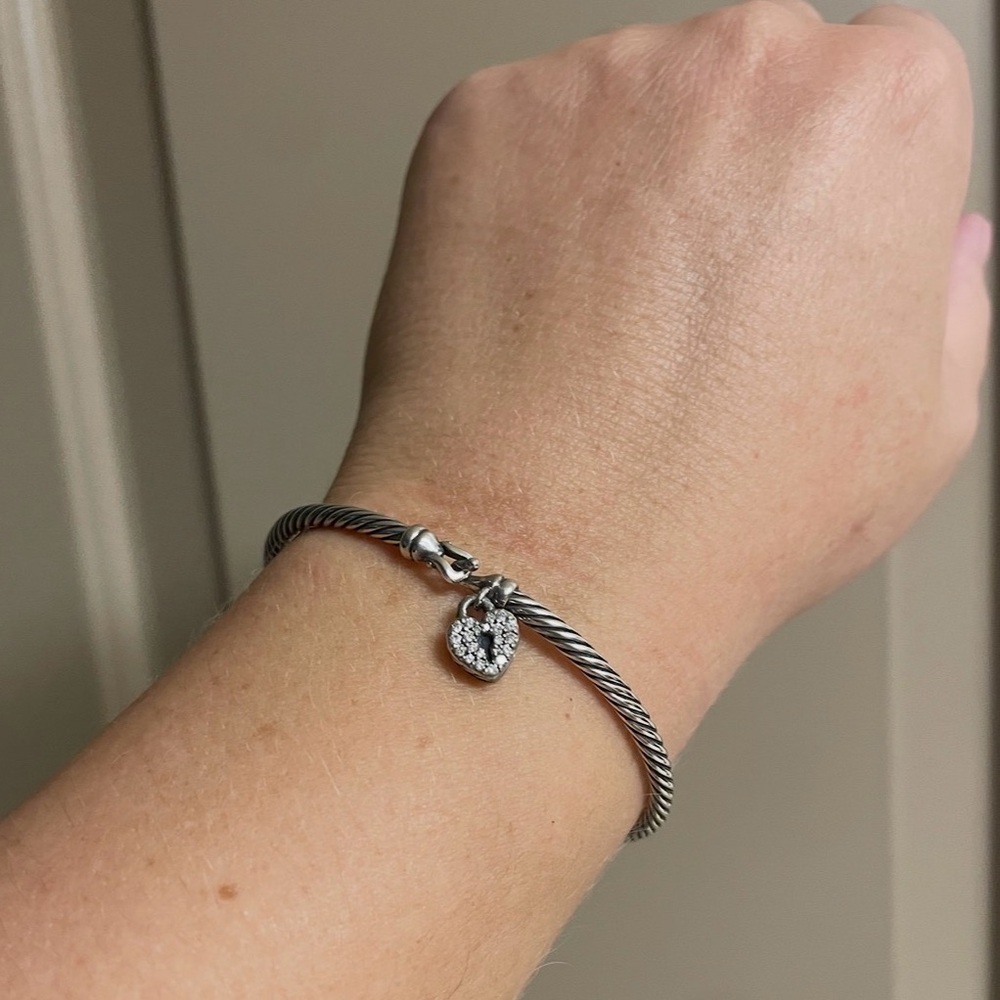 David Yurman Heart lock Bracelet - Picture 1 of 14
